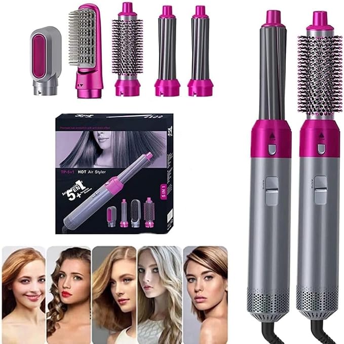 5-in-1 Hot Air Hair Styler | جهاز تصفيف الشعر 5 في 1 بالهواء الساخن