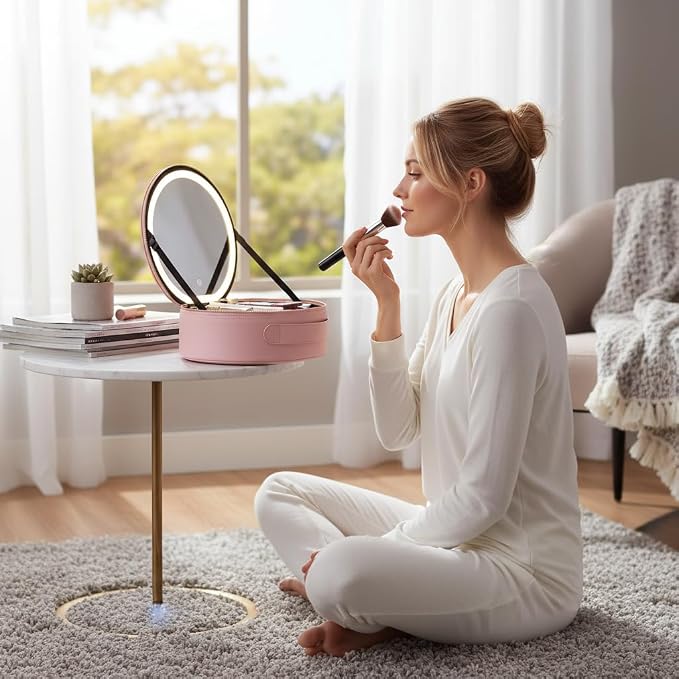 Green Lion Circular Makeup Organizer | منظم مكياج دائري جرين ليون