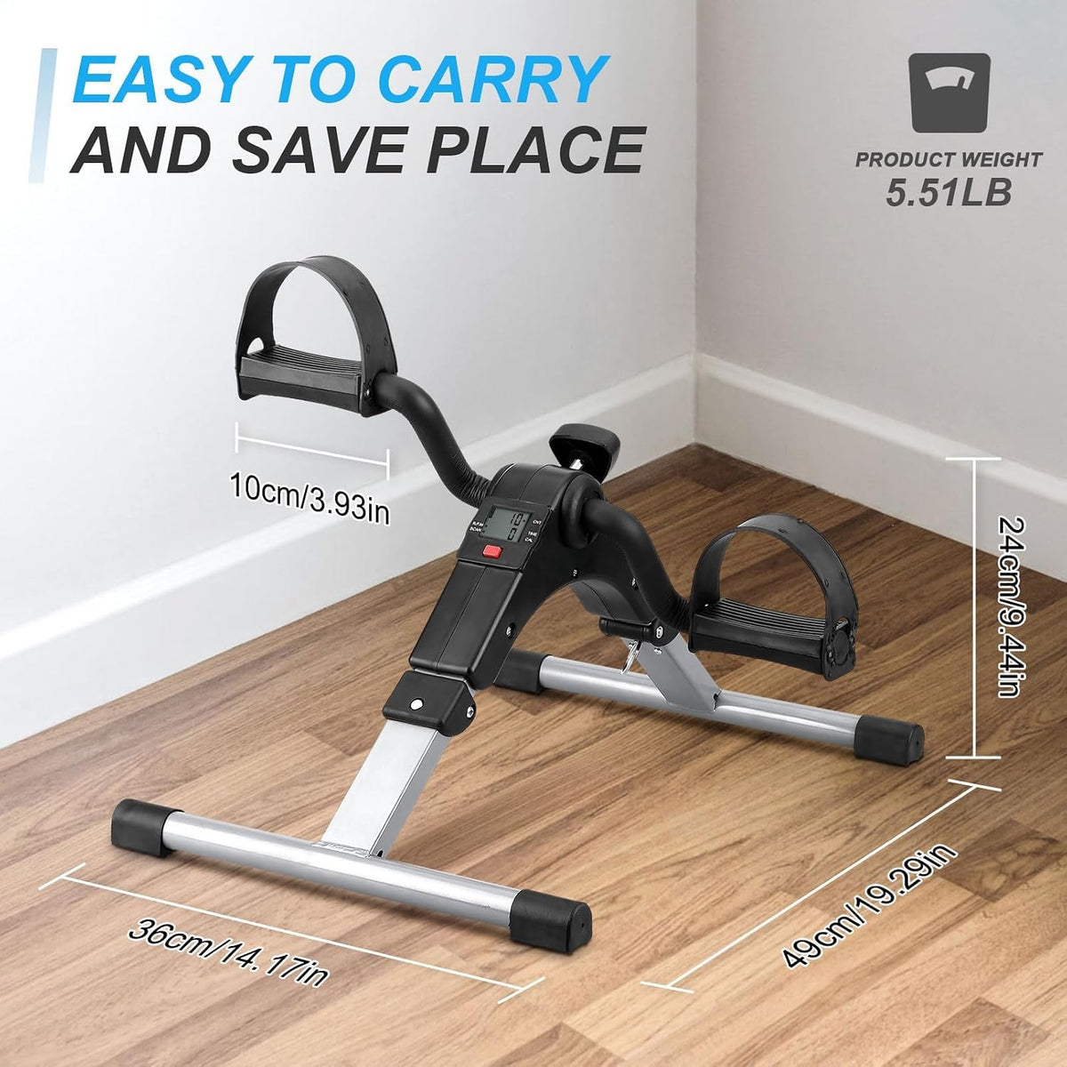 Portable Hand & Foot Pedal Exerciser | دواسة تمارين محمولة لليدين والقدمين